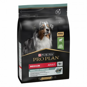 Pro Plan DOG Medium Sensitive Digestion sausā suņu barība Jērs 3kg