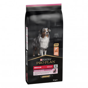 Pro Plan DOG Medium Sensitive Skin sausā suņu barība Lasis 14kg