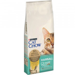 Purina CAT CHOW HAIRBALL sausā barība kaķiem Vista 15kg