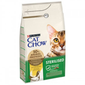 Purina CAT CHOW STERILISED sausā barība kaķiem Vista 1.5kg
