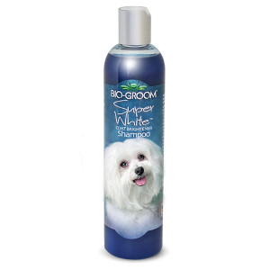 Bio Groom Super White šampūns suņiem ar baltu apmatojumu 355ml