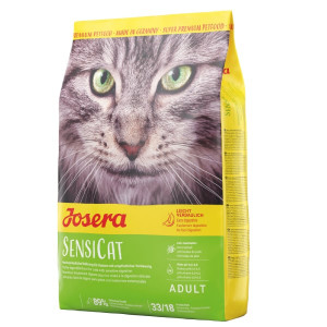 Josera SensiCat sausā barība jūtīgiem kaķiem ar putnu gaļu un rīsiem 2kg