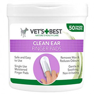 Vet's Best Clean Ear salvetes ausu tīrīšanai suņiem 50gb