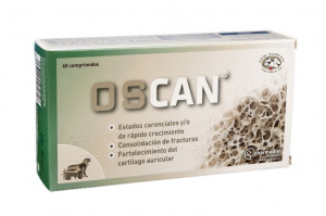 OSCAN papildbarība suņiem, kaķiem Hidrolizēts kolagēns, kalcijs, vitamīns C, vitamīns D3 60tab