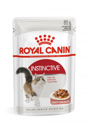 Royal Canin FHN INSTINCTIVE GRAVY kaķu konservi mērcē 85g x12