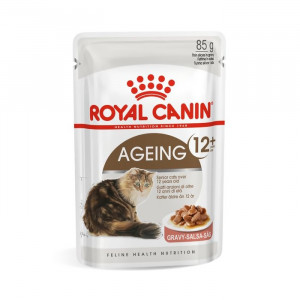 Royal Canin FHN AGEING+12 GRAVY kaķu konservi mērcē 85g x12