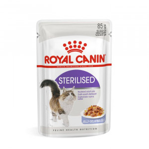 Royal Canin FHN STERILISED JELLY kaķu konservi želejā 85g x12