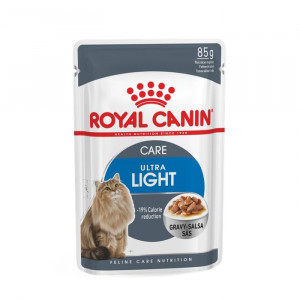 Royal Canin FHN ULTRA LIGHT GRAVY kaķu konservi mērcē 85g x12