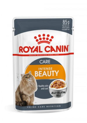 Royal Canin FHN INTENSE BEAUTY JELLY kaķu konservi želējā 85g x12