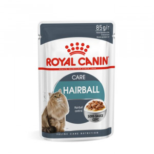 ROYAL CANIN FCN HAIRBALL CARE GRAVY kaķu konservi mērcē 85g