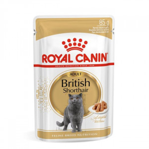 ROYAL CANIN FBN BRITISH SHORTHAIR WET kaķu konservi mērcē 85g