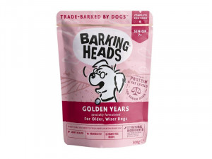 Barking Heads Golden Years konservi suņiem 7+ Vista, lasis 300g