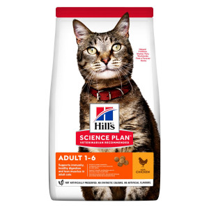 HILLS Cat Adult Chicken sausā kaķu barība Vista 1.5kg