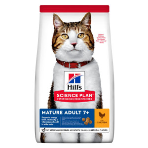 HILLS Cat Mature 7+ sausā kaķu barība Vista 1.5kg