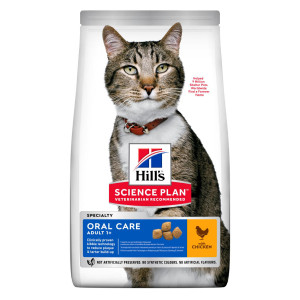 HILLS Cat Adult Oral Care sausā barība kaķiem Vista 1.5kg