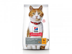 HILLS Cat Sterilised sausā kaķu barība Vista 10kg