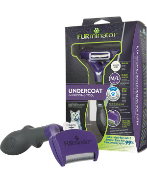 FURMINATOR CAT SHORT HAIR M/L >4.5kg ķemme īsspalvainiem kaķiem