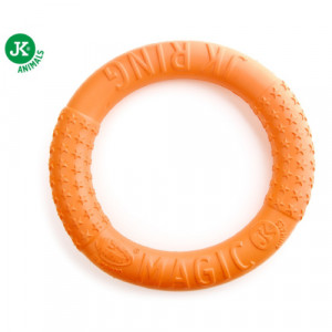 JK suņu rotaļlieta Magic Ring Puller Orange 17cm