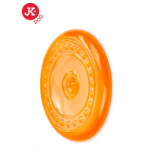 JK suņu rotaļlieta Frisbee Orange lidojošs šķīvis 23cm