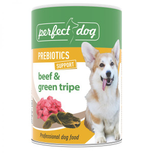Perfect Dog Beef Green Tripe suņu konservi Liellops, kuņģis 400g