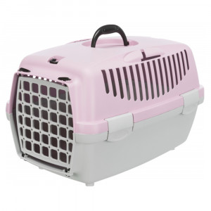 Trixie Capri Box XS suņu, kaķu transportēšanas konteiners 32x31x48cm līdz 6kg, Maigi rozā