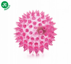 JK suņu rotaļlieta Bumba ar LED gaismu Rose 5.5cm
