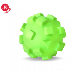 JK suņu rotaļlieta Bumba vinila ar skaņu Green 12cm