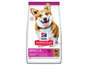 HILLS Dog Mini Adult sausā barība mazo šķirņu suņiem Jērs, rīsi 1.5kg