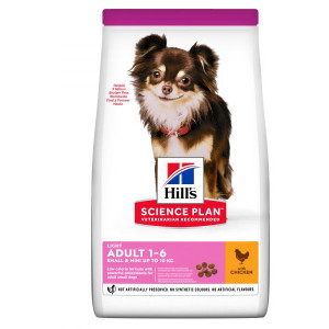 HILLS Dog Mini Light sausā barība suņiem ar aptaukošanos Vista 1.5kg