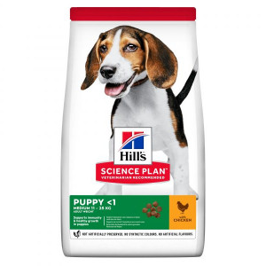 HILLS Dog Medium Puppy sausā barība vidējo šķirņu kucēniem Vista 14kg