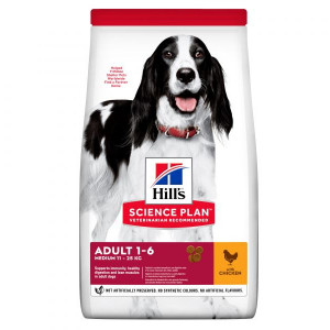 HILLS Dog Medium Adult sausā barība vidējiem suņiem Vista 14kg