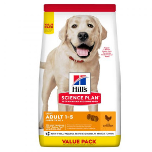 HILLS Dog Large Breed Light sausā barība lielo šķirņu suņiem Svara kontrole 18kg