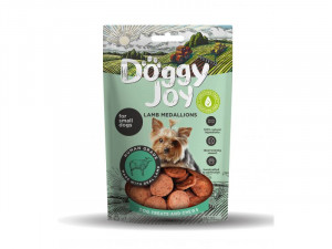 DOGGY JOY gardums maziem suņiem Jēra medaljoni 55g