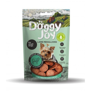 DOGGY JOY gardums maziem suņiem Jēra medaljoni 55g