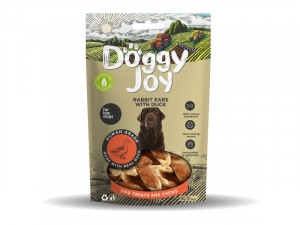 DOGGY JOY gardums suņiem Trušu ausis ar pīli 90g