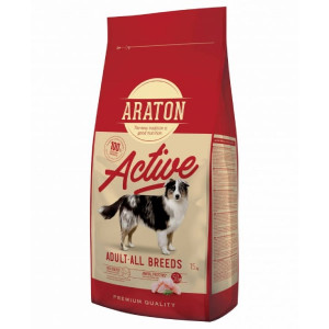 Araton Dog Adult sausā suņu barība Active 15kg