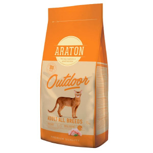 Araton Cat Outdoor sausā kaķu barība Vista, tītars 15kg