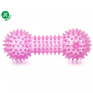 JK suņu rotaļlieta TPR Kauls Pink 15cm