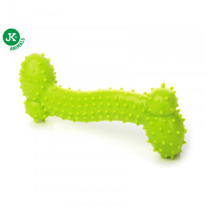 JK suņu rotaļlieta TPR KAULS SMALL DOG GREEN 10cm