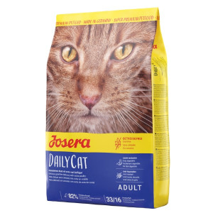 Josera DailyCat sausā bezgraudu kaķu barība ar putnu gaļu un aknām 2kg