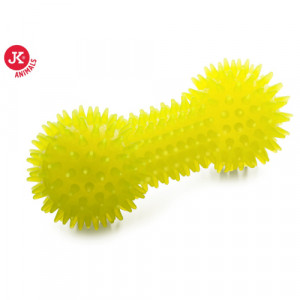 JK suņu rotaļlieta Hantele TPR Yellow 15cm