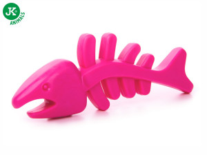 JK suņu rotaļlieta TPR Fish Small dog Pink 12cm