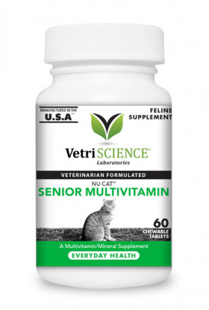 NU CAT ™ SENIOR MULTIVITAMIN multivitamīni kaķiem senioriem N60