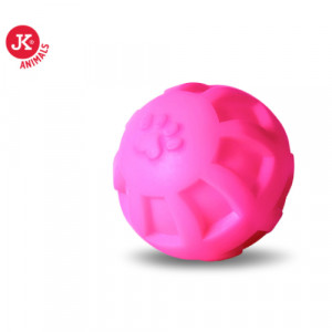 JK suņu rotaļlieta Bumba vinila ar skaņu Pink 10cm