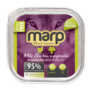 Marp Dog Holistic Mix Chicken Vegetables konservi suņiem Vista, dārziņi 100g