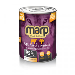 Marp Dog Holistic Mix Lamb Vegetables konservi suņiem Jērs, dārziņi 400g