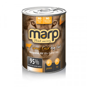 Marp Dog Variety Grass Field konservi suņiem Tītars, bifelis, jērs 400g