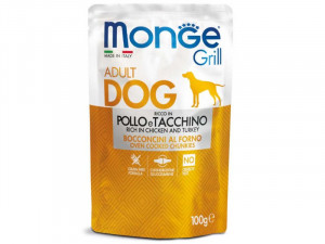 Monge Dog Grill suņu konservi Vista, tītars 100g