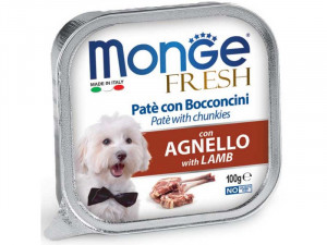 Monge Dog Fresh suņu konservi pastēte Jērs 100g