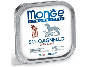 Monge Dog Monoprotein suņu konservi pastēte Jērs 150g